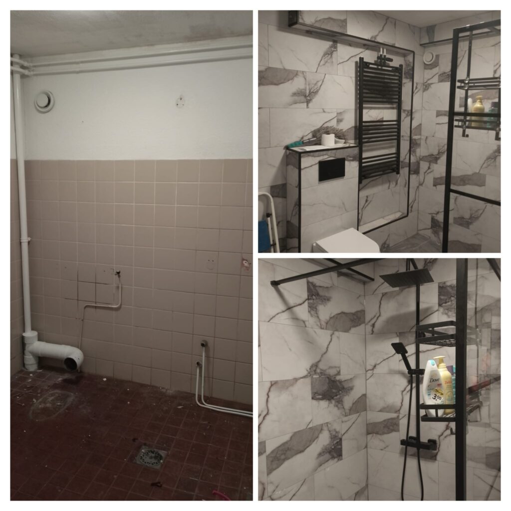 Renovatie badkamer, complete makeover. Enzo Bouwservice klusjesman 